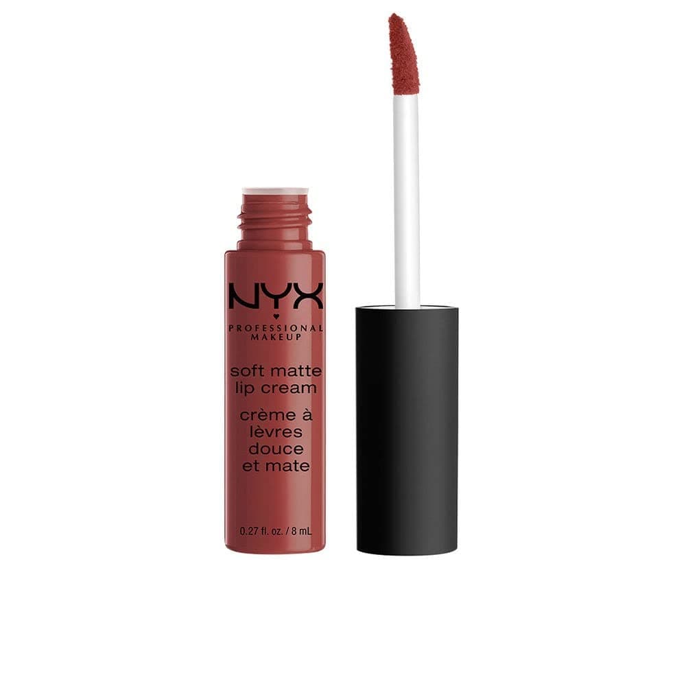 NYX PROFESSIONAL MAKEUP Liquid Lipstick, Creamy And Matte Finish, Highly Pigmented Colour, Long Lasting, Vegan Formula, Soft Matte Lip Cream, Shade: Rome