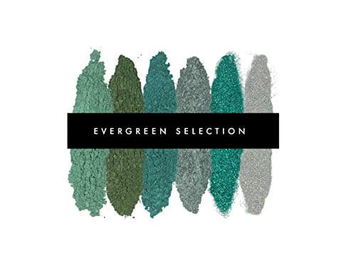 CROWNMADE Epoxy Resin Color Pigment & Glitter Powder Set - Pigment Powder Kit 180g (Evergreen)