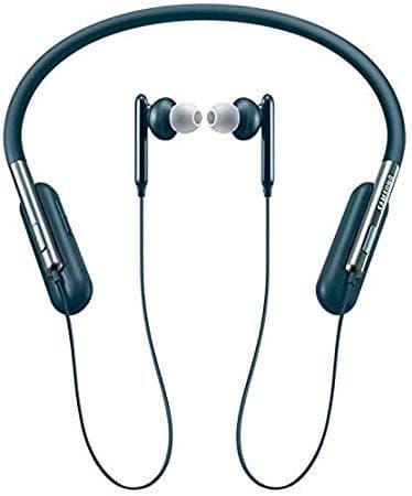 Samsung Figta U Flex Bluetooth Wireless in-Ear Flexible Headphones with Microphone for All Smartphones (Blue)