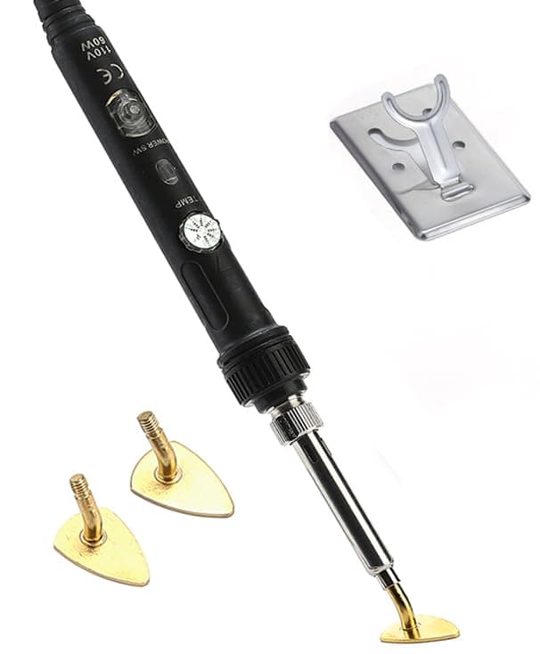 Arokimi Tiny Iron - Mini Sewing Iron, 80W, Portable, Adjustable Temp (Black)