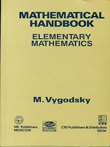Mathematical Handbook Elementary Mathematics (Pb 2004)