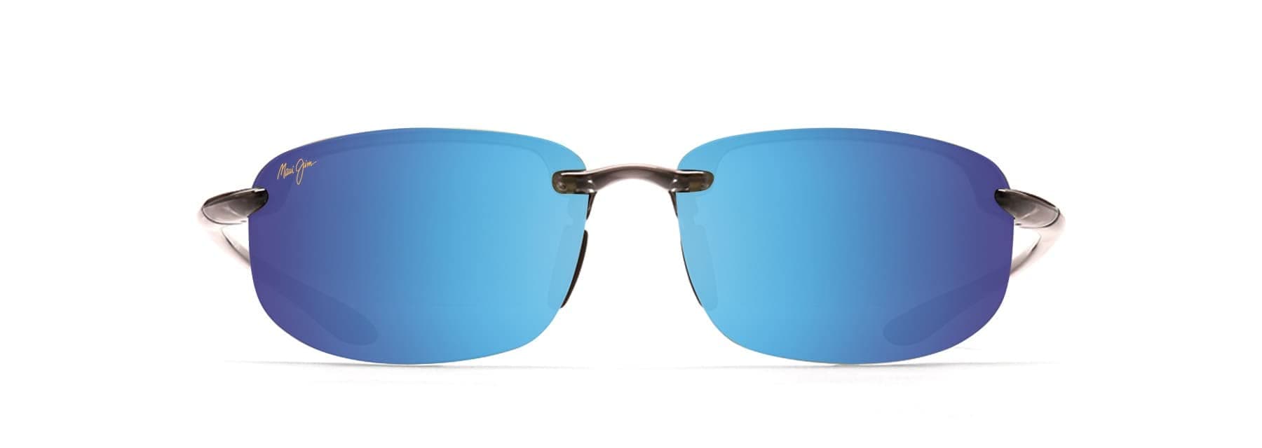 Maui Jim Sunglasses | Ho'Okipa Reader B807-1120 | Trans Smoke Grey Sport Frame, Frame, Polarized Blue Hawaii Lenses, with Patented PolarizedPlus2 Lens Technology