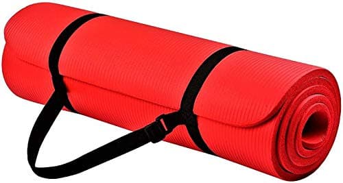 Quick Shel QS-MZH17G2 Yoga Mat, 6MM (Red), M