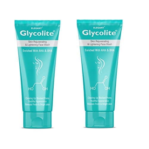 Glycolite Skin Rejuvenating & Lightening Face Wash 60Ml | Glycolic Acid Improves Texture, Tone, And Appearance Reveals Bright Suitable For All - Pack Of 2