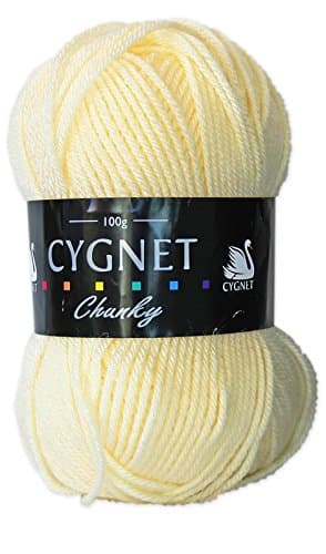Cygnet Chunky Wool - 256 Cream (100g Ball)