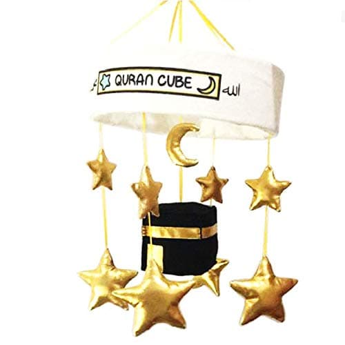 Quran Cube Islamic Kaaba Quran and Nasheeds Baby Cot Mobile