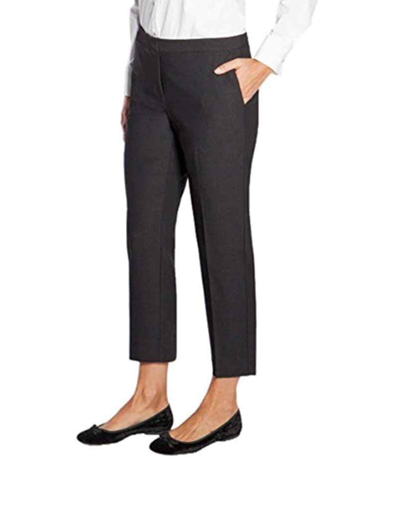 Mario SerraniLadies Dress Pant With Stretch (6 X 27, Black Gray)