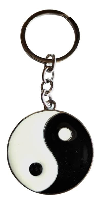 GenericYin And Yang Keychain (9cm x 4cm)