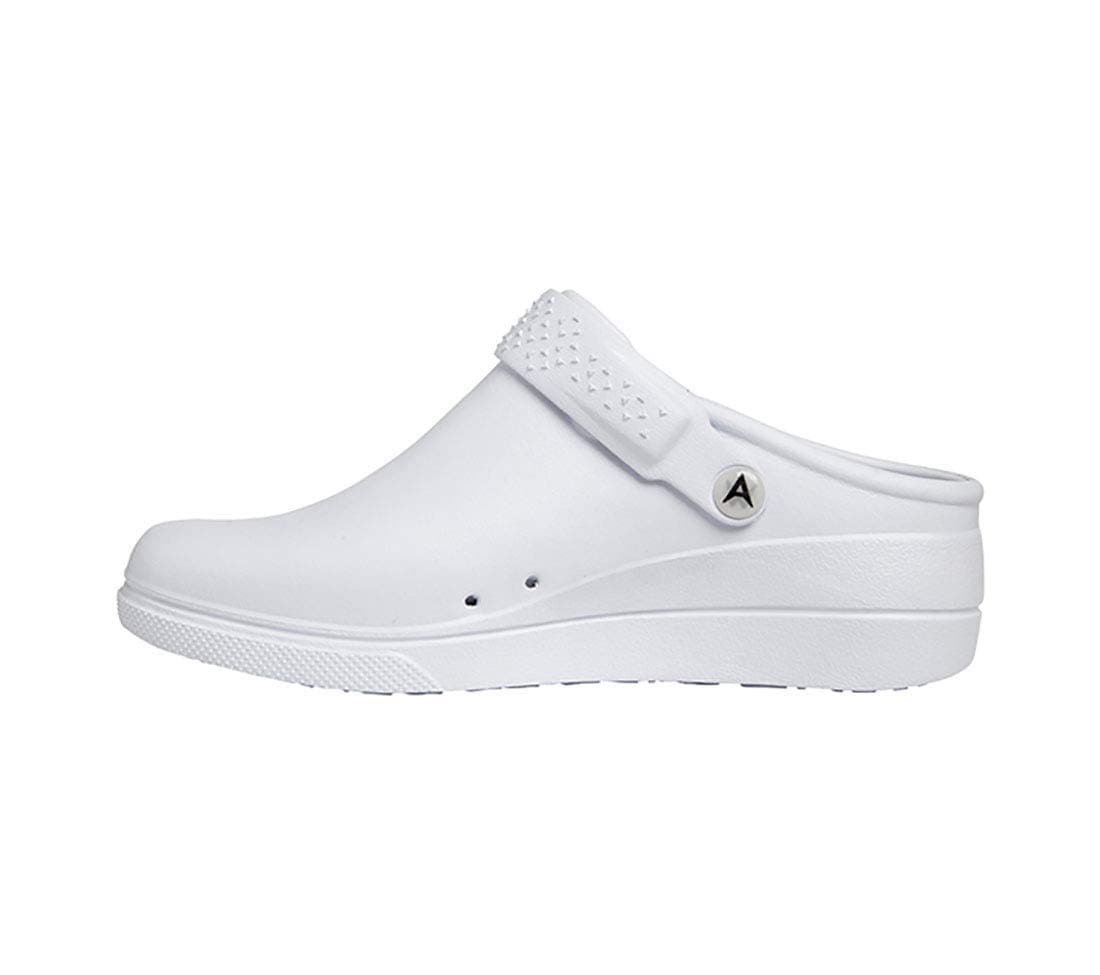 Anywear Peak Women's Healthcare Professional IMEVA Medical Clog, 6, White on White - 6,White on White