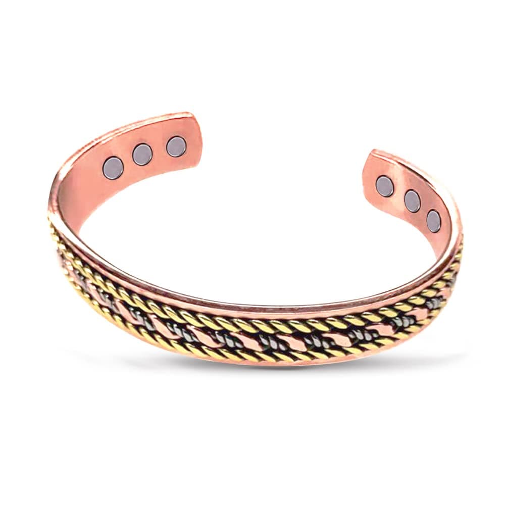 Tarot Health Copper Bracelet for Women - Feel The Difference with this Elegant Adjustable Bangle Stylish, Pure Copper Cuff