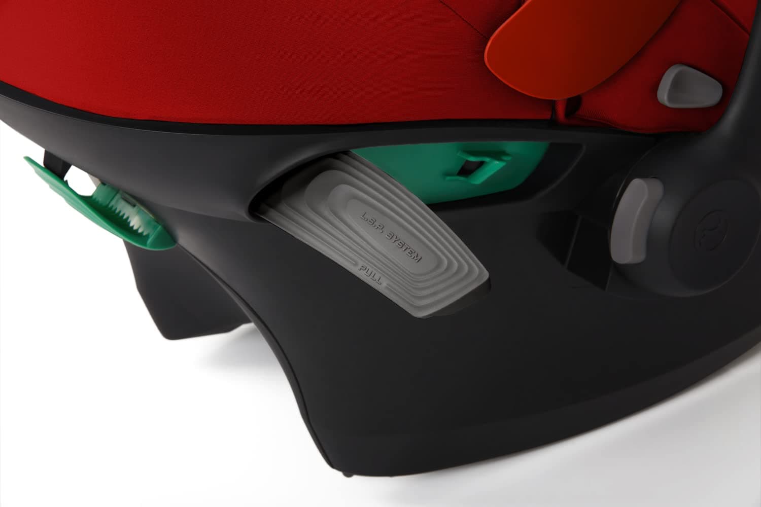 CYBEX Gold baby car seat Aton S2 i-Size, From birth to approx. 24 months, Max. 13 kg, Incl. newborn insert, SensorSafe compatible, Hibiscus Red