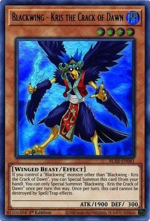 Blackwing - Kris The Crack of Dawn - BLAR-EN061 - Ultra Rare - 1st Edition