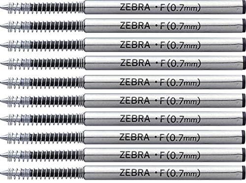 Pen Refills 0.7mm Pack of 10" f-701" (A)