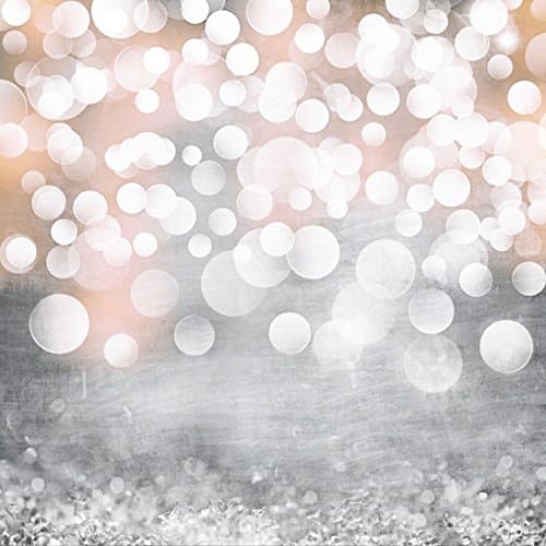 Circle Bokeh Style Printed Photography Backdrop Wallpaper Custom Photo Prop Banner Backdrop Backgrounds