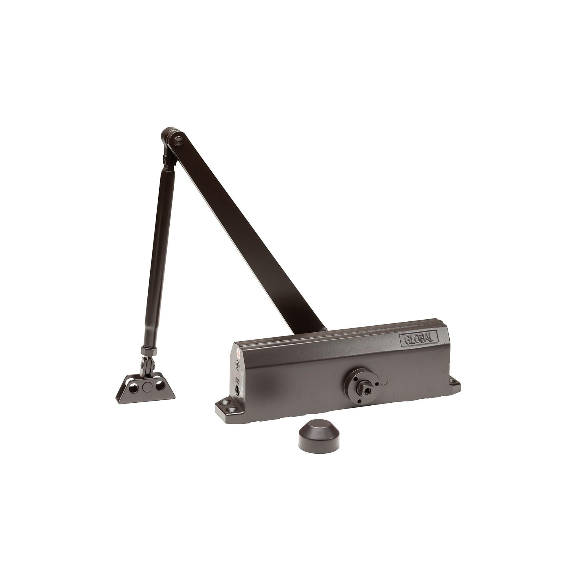 TC201-DU Compact Commercial Door Closer in Duronotic with Adjustable Spring Tension - Sizes 1-4