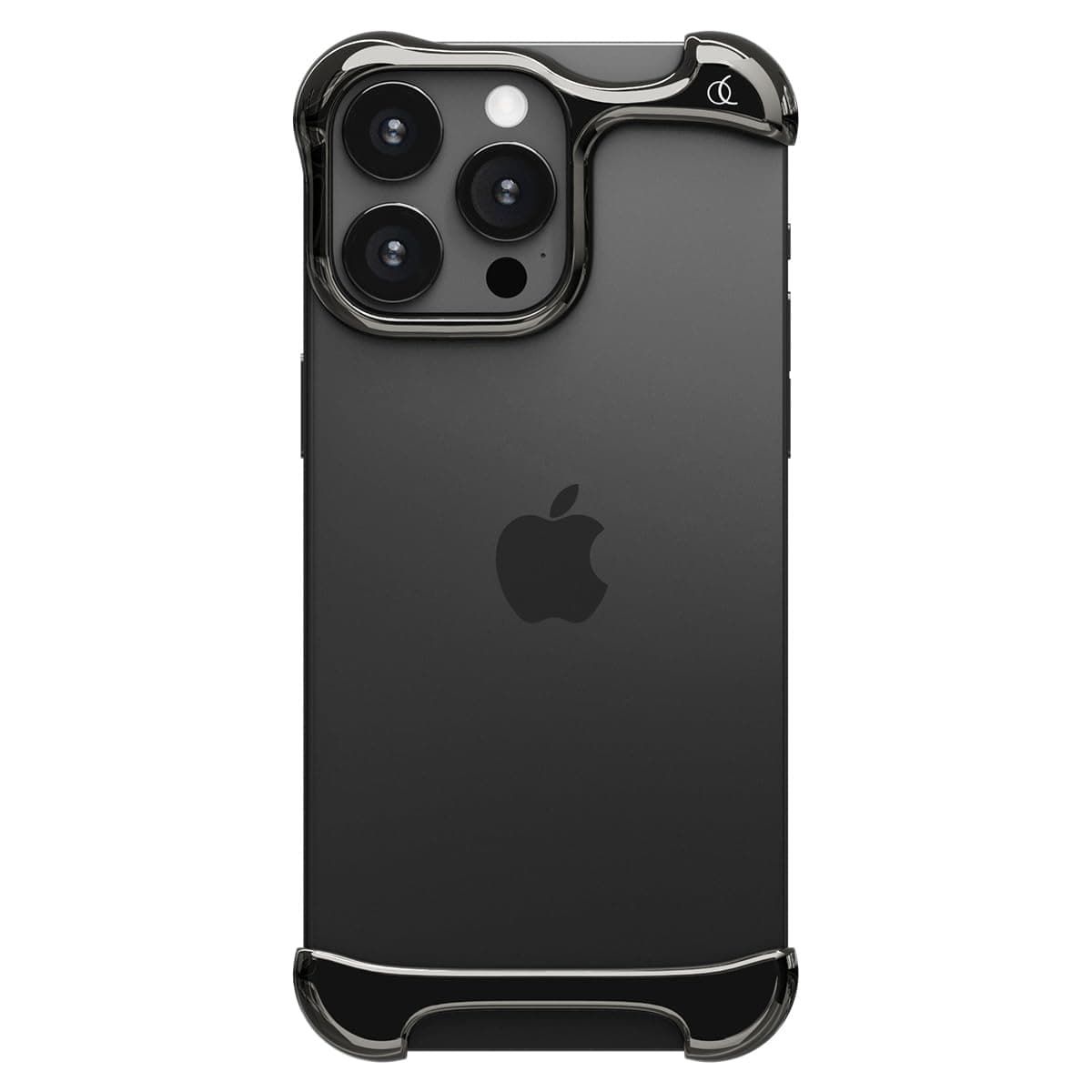 Designed for iPhone 15 Pro Phone Case (2023), Minimalist Protective Shock Absorption Aerospace Grade Aluminum Shells + Elastomer Inlays Easy Fit 6.7 inch (Aluminum Titan Gray)