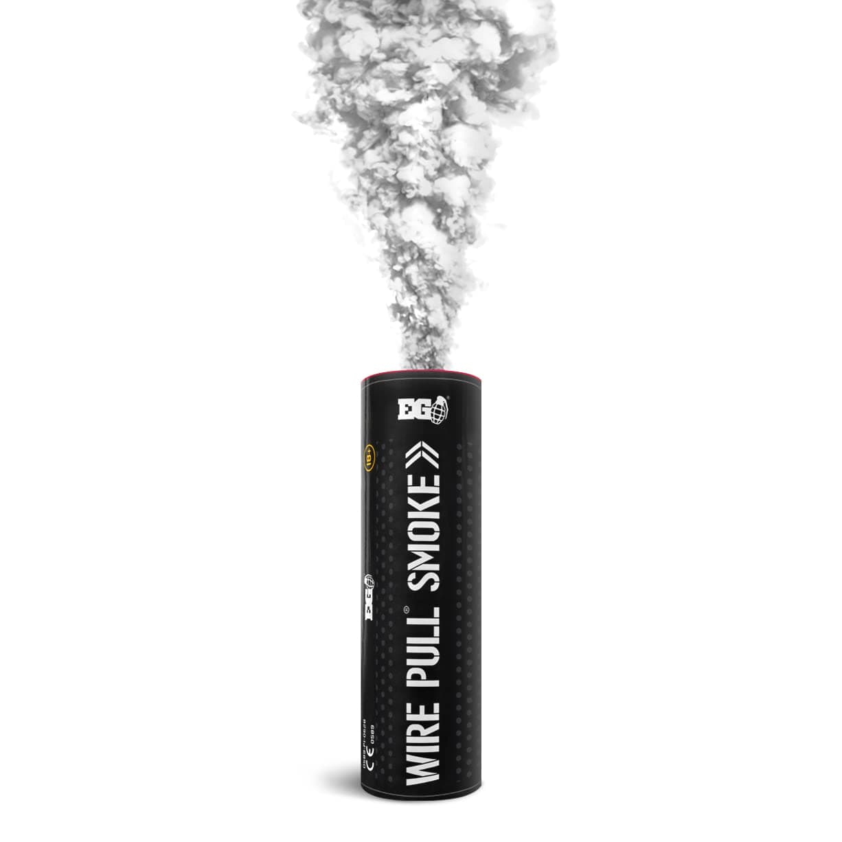 WP40 Smoke Grenade: Wire Pull® Coloured Smoke Flare Bomb Ideal for Weddings ~ Gender Reveal ~ Photography ~ Special Effects (White)
