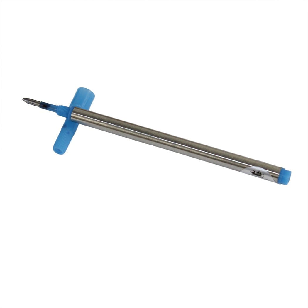 Gullor 10 pcs in set Blue Ink Spiral 0.7mm Refill fit to Jinhao, Rollerball Pen