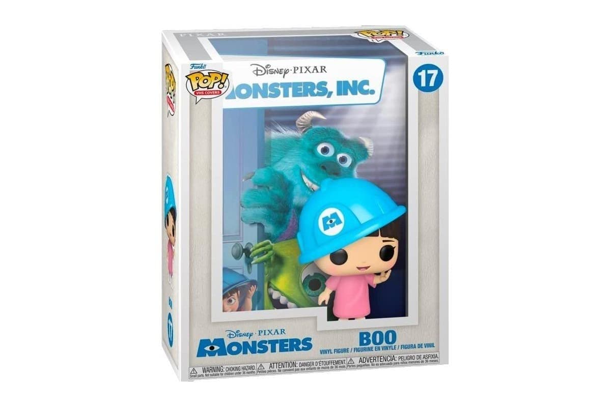 Funko Pop VHS Cover: Disney - Sulley - Monsters, Inc., Boo with Hard Hat - Amazon Exclusive - Collectable Vinyl Figure - Gift Idea - Official Merchandise - Toys for Kids & Adults - Owned IP Fans