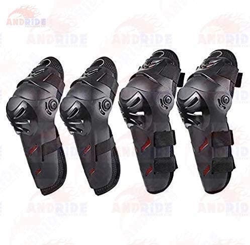 Andride Motorcycle Protection Guards Elbow and Knee Shin Protector Pads ATV for Adults Motorcycle Motocross Bike Racing
