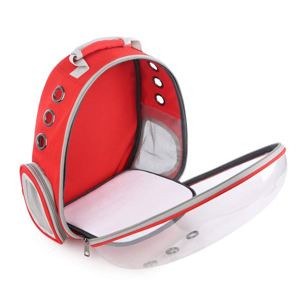 Pet Carrier for Dogs and Cats,Breathable Transparent Capsule Dog Backpack Pet Carrier Backpack for Pets Hiking, Walking, Cycling & Outdoor