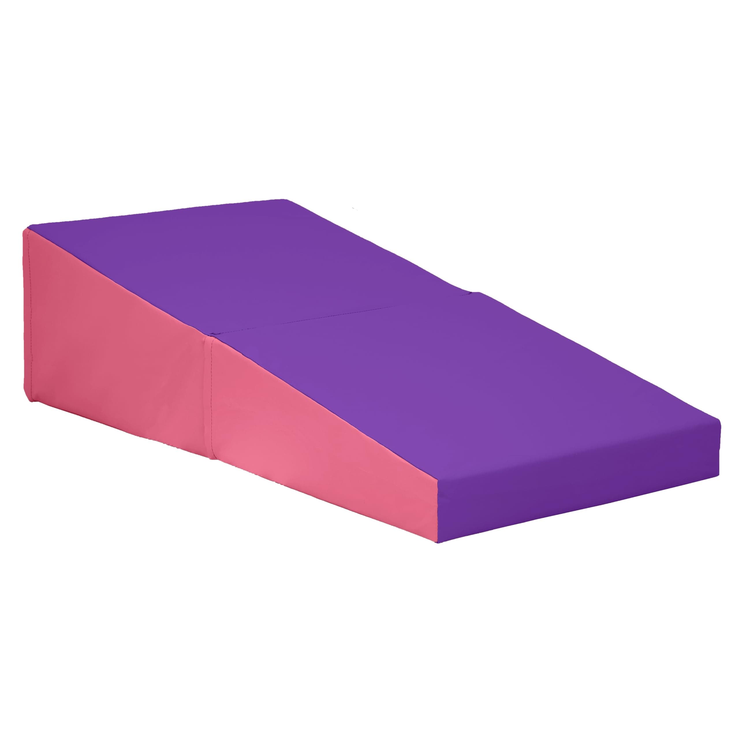 Z Athletic Junior Wedge Mat for Gymnastics and Cheerleading Pink/Purple-3