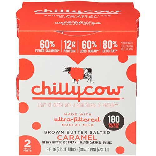 Chilly Cow Brown Butter Salted Caramel Light Ice Cream, 16 fl oz (frozen)