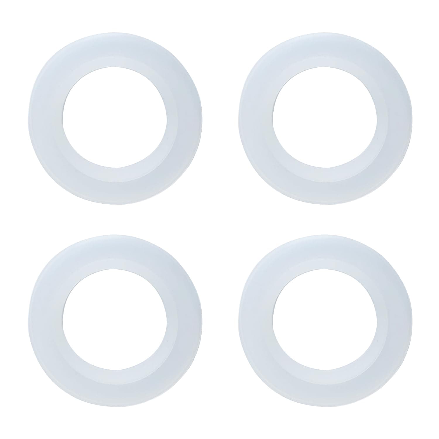 Qrity 4 Pcs O-Rings Gasket 23mm, Sink Plug Seal, Lip Bath Plug, Washer Basin Sealing Ring, Bathtub Plug Gasket, Pop Up Basin Waste Seal, Suitable for the Drainage Plug of Push-Type Pop Up Wash Basin
