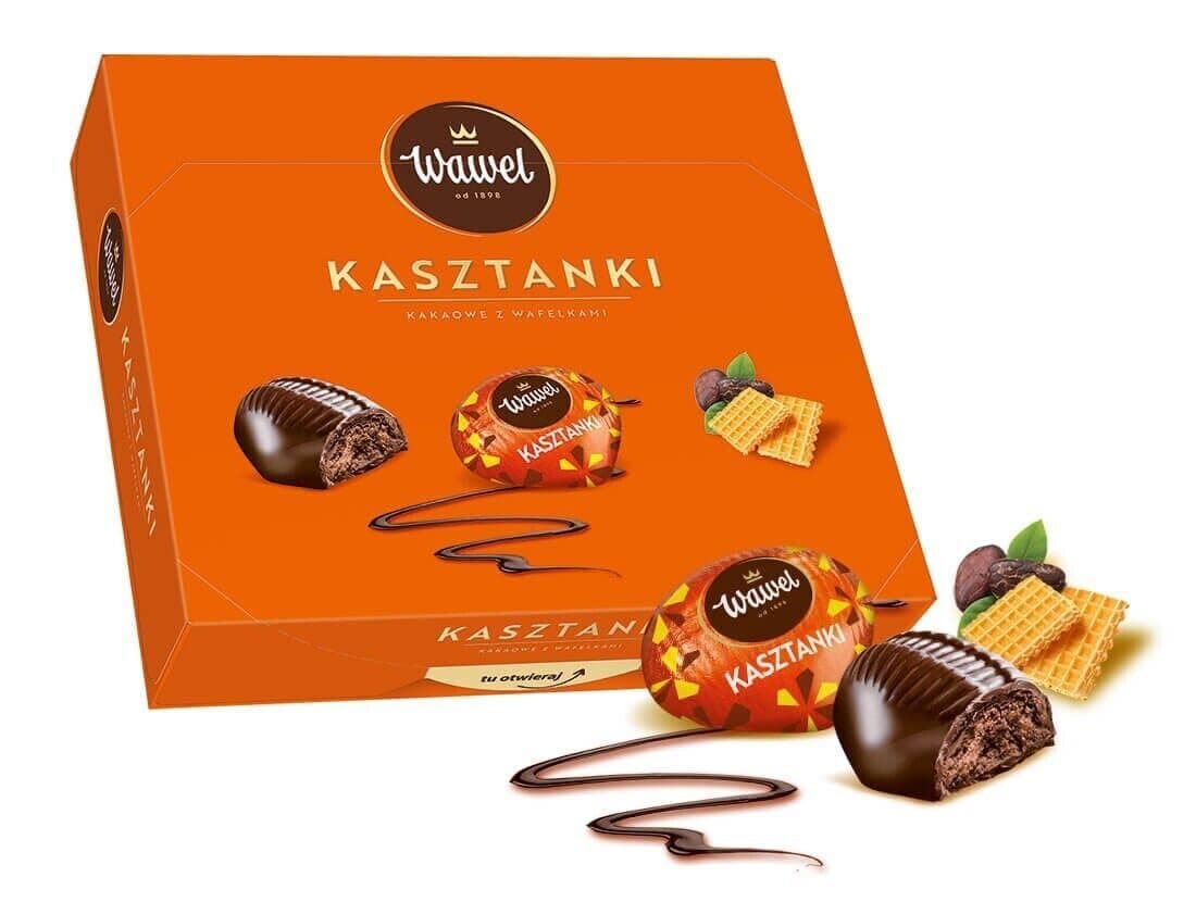 Kasztanki Filled Chocolate Bombons WAWEL