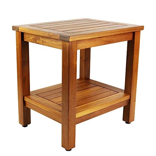 Teak Shower Bench: 18 inch Java Bench
