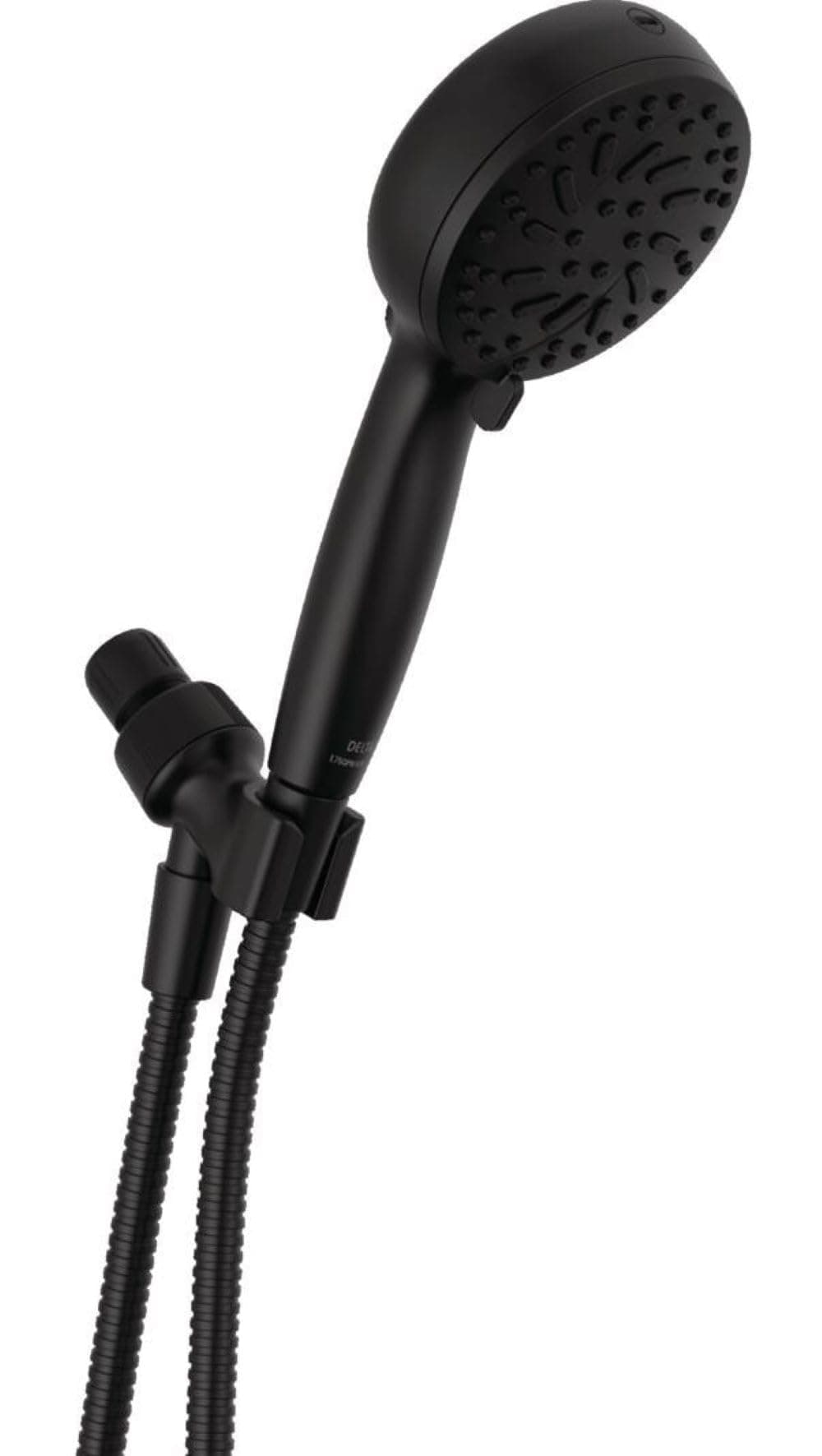 Faucet ProClean Matte Black Shower Head with Handheld, Showerhead with High Pressure Spray, Handheld Shower Head, 6 Spray Settings, Matte Black 75740BL