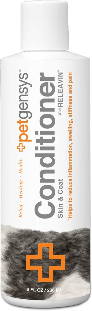 Petgensys Skin and Coat Conditioner with Releavin, 8-Ounce