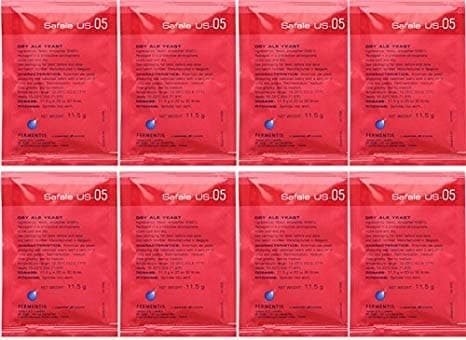 Fermentis Safale US-05 ドライイースト 11.5 g (8個パック) (限定版)