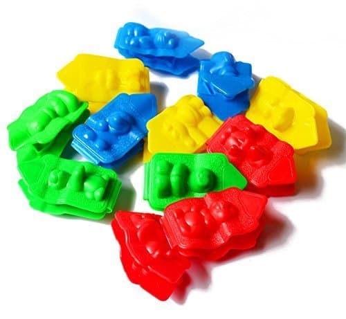 Carykon 12PCS Animals The 12 Chinese Zodiac Smart Dough Tools, Assorted Colors