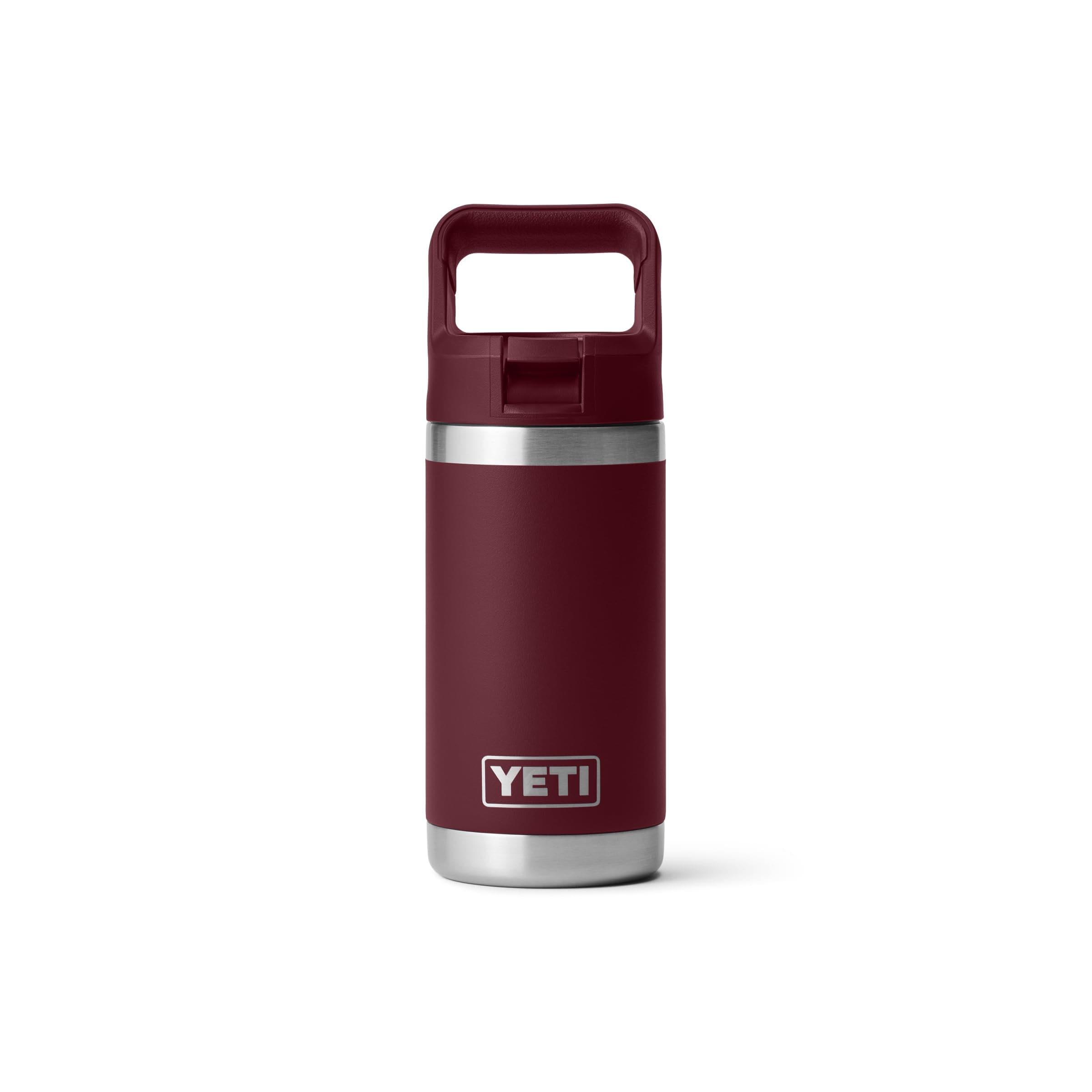 YETI Rambler Jr. 12 oz Kids Bottle, with Straw Cap, Wild Vine Red