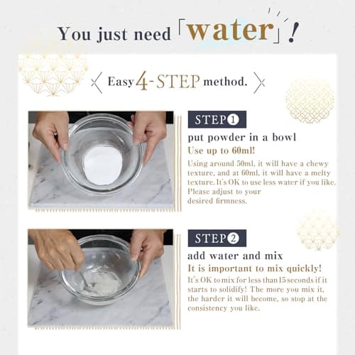 MINOYA WARABIMOCHI Japanese Sweets Wagashi Mochi Made In Japan (1 Pack, Matcha)