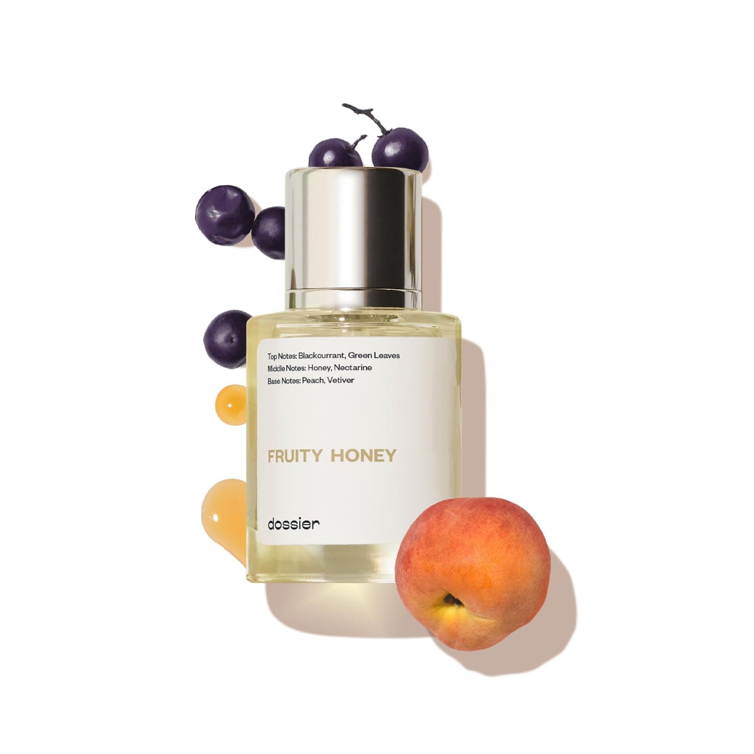 Fruity Honey - Eau de Parfum - Inspired by J.Malone's Nectarine Blossom & Honey - Perfume Luxury - Pure Infused - Paraben-Free - Vegan - For Women Men Unisex - Fragrance 1.7 oz (Spray 50ml)