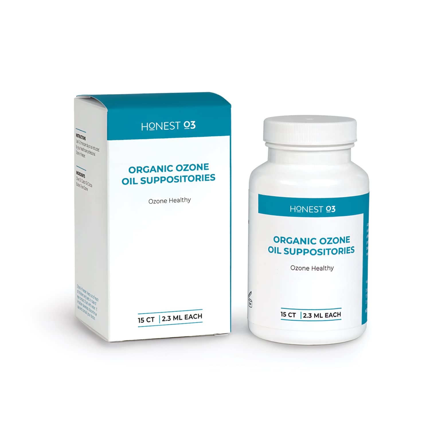 Suppositories | Ozone Oil Infused Rectal Care | Ozonated Oil to Nourish, Protect & Cleanses | 2.3 ML, CR113