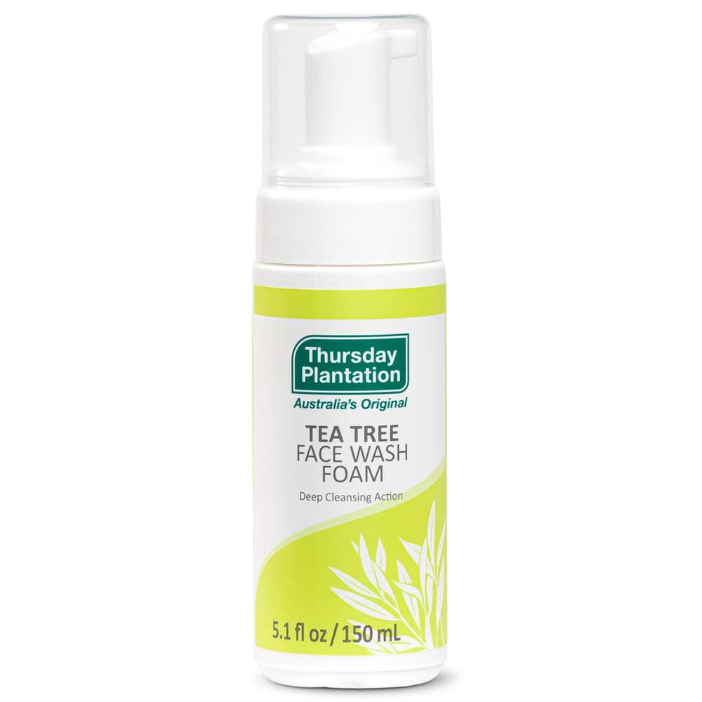 Nature's Plus Thursday Plantation, Tea Tree Face Wash Foam, 5.1 fl oz 150 ml, 150 ml (Pack of 1)