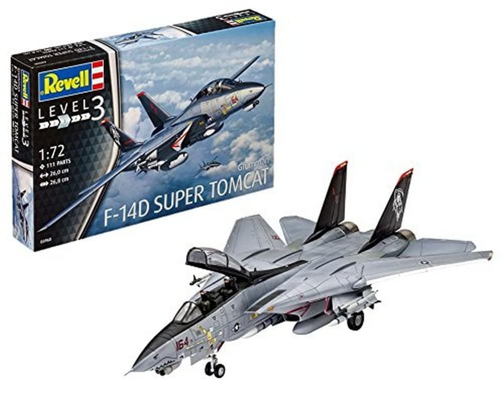Revell 03960 Grumman F-14D Super Tomcat 1:72 Scale Unbuilt/Unpainted Plastic Model Kit