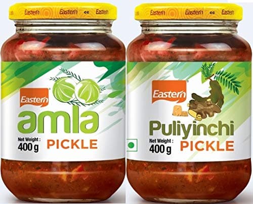 Eastern Amla Pickle (400g) + Puliyinchi Pickle (400g) (Pack of 2)