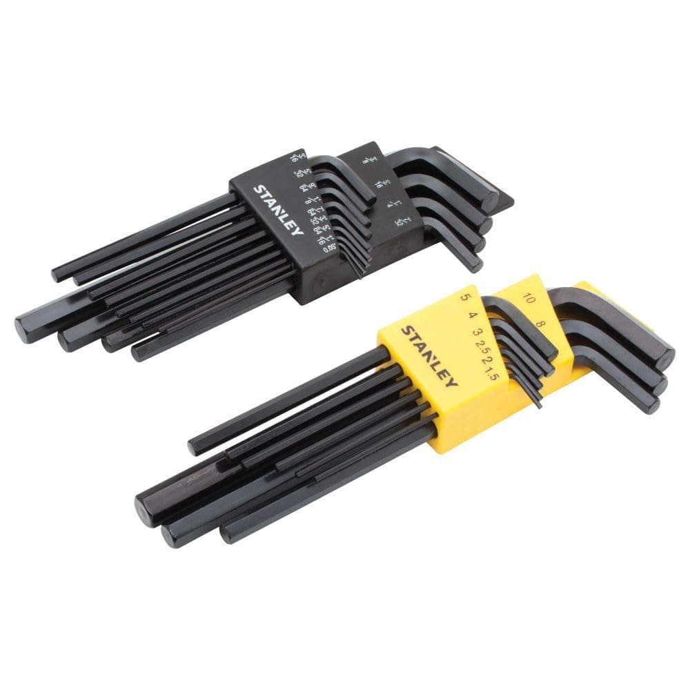 85-753 22 Piece Long Arm SAE & Metric Hex Key Set
