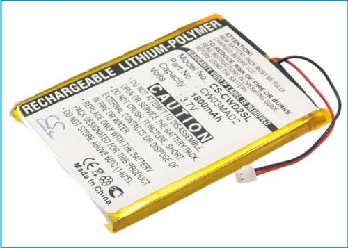 Replacement Battery for COWON D2 2GB D2 4GB D2 8GB D2 Plus 16gb 1800mAh