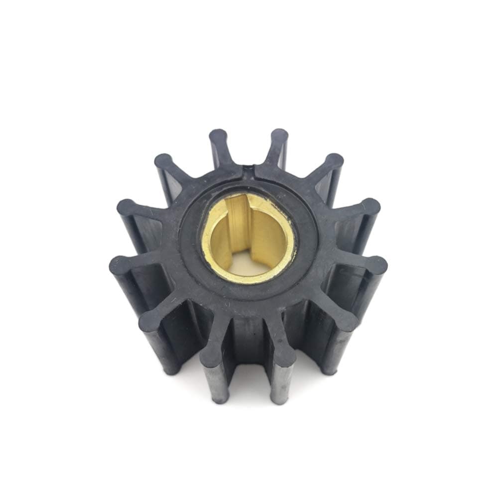 Water Pump Impeller Replaces Volvo Penta 831182, 835182, 875573, 875575-3, 21951350 & Johnson 09-801B-1 Yanmar 145410-46090 124310-46090 Jabsco 4568-0001-P