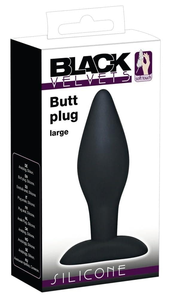 You2Toys Black Velvets Plug Large
