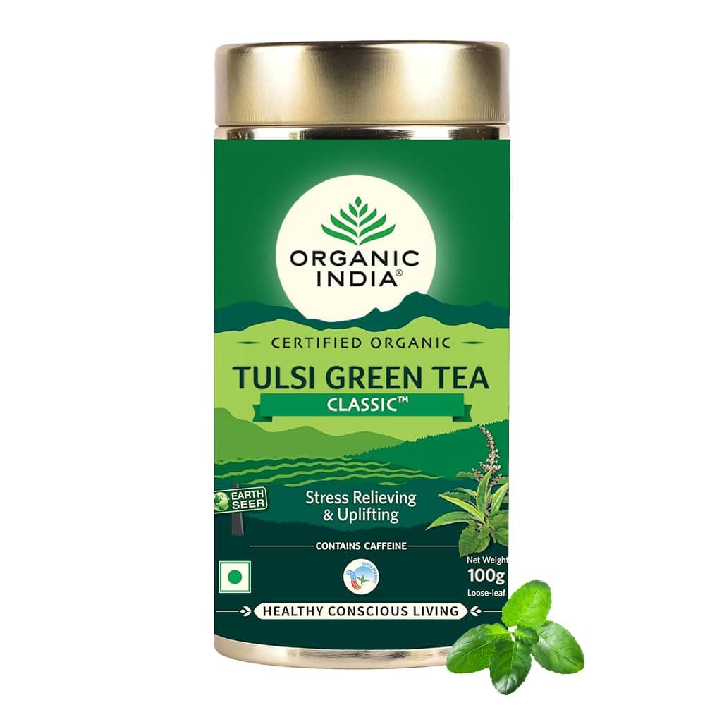 Organic India The Tulsi Green Tea, 100g