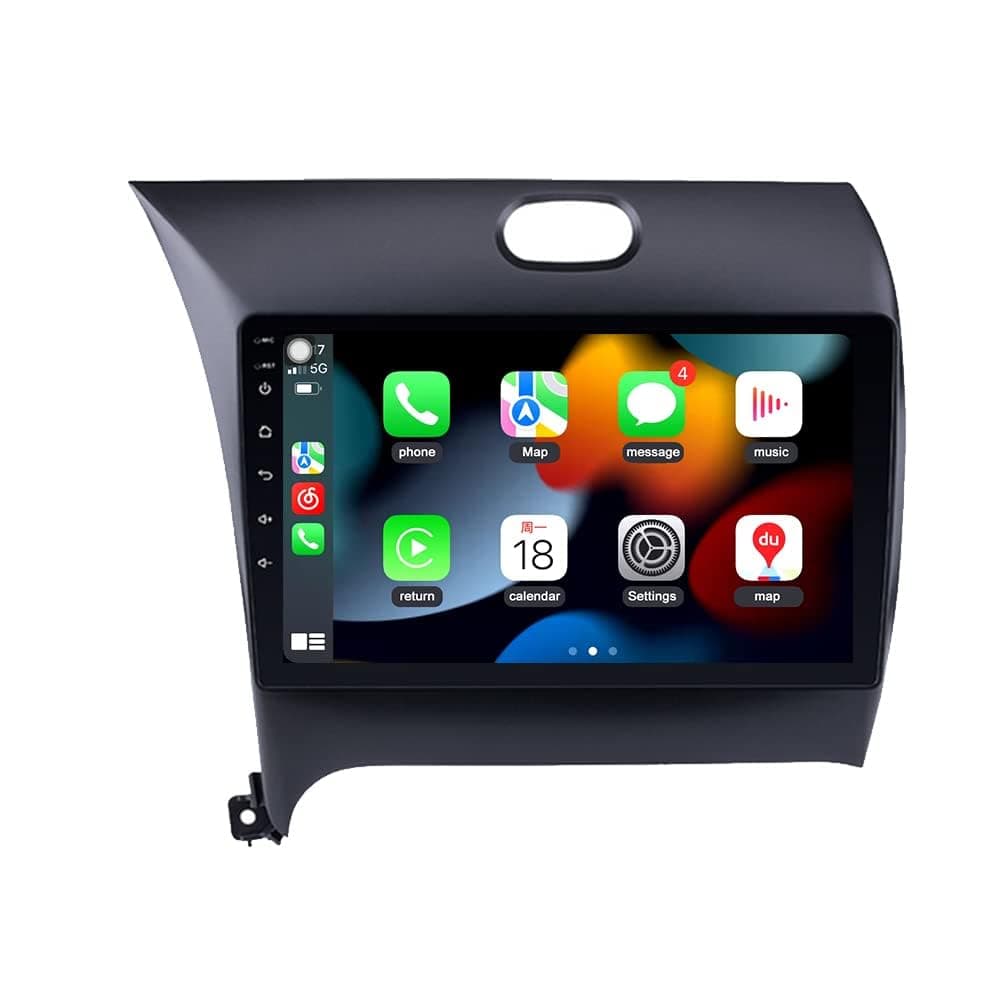 for KIA Cerato K3 Forte Radio 2013-2018 with Built-in DSP Wireless Carplay Android Auto with Free Backup Camera 9" IPS Touch Screen GPS Navigation for Car Stereo Head Unit (2G+32G+Carplay)