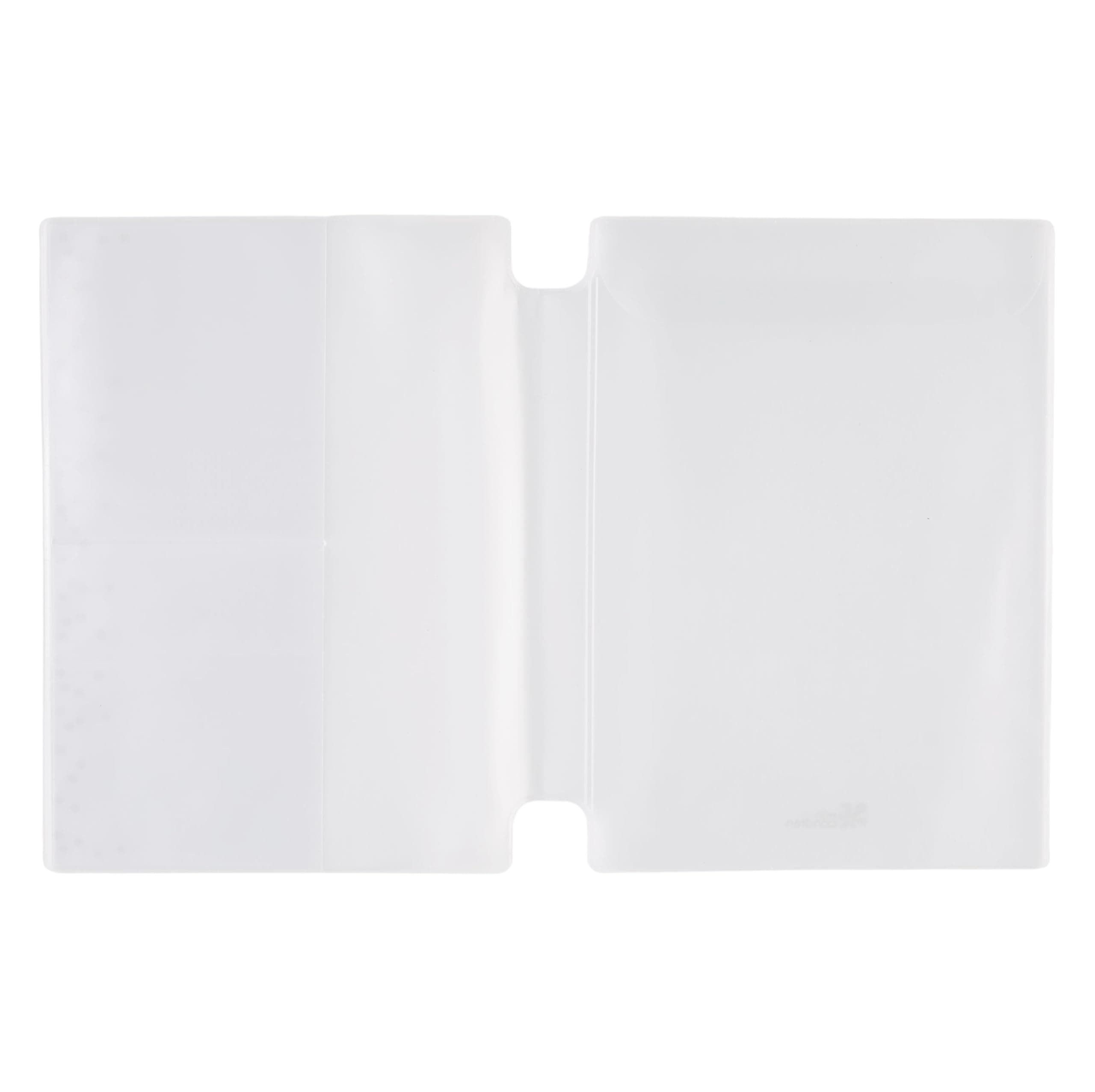 Erin Condren On the Go Folio, Planner Folio Cover for Petite Planners & Journals, Vegan Leather Travel Journal Cover with Elastic Band Closure, Asterisks