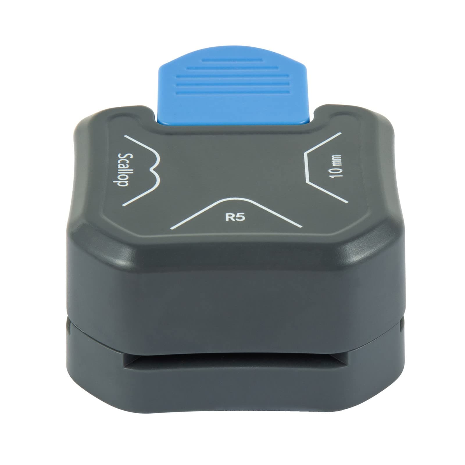 QIQQIKIN Corner Cutter 3 in 1 (R5+10MM+Scallop) Edge Rounder Punch, Paper Corner Punches for Paper Crafts, Picture Photo Clipper Laminating Scrapbook Chomper Business Card Making Junk Journal Supplies