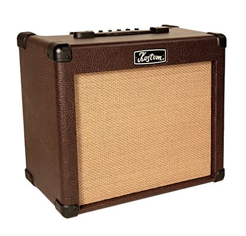 Kustom Acoustic Guitar Amplifier, Solid Black, 30 watts (SIENNA30PRO)